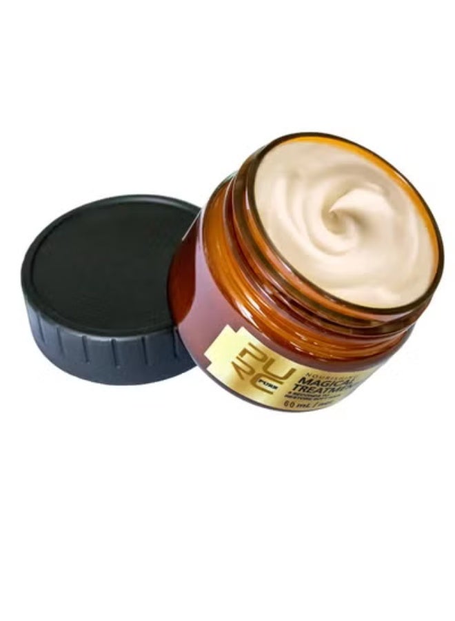 Magical Hair Mask, 5 Seconds Repair Hair Treatment Mask, Moisturizing Advanced Molecular Hair Deep Conditioner Essence, Gentle And Effective Hair Repairing Cream For All Types Of Hairs